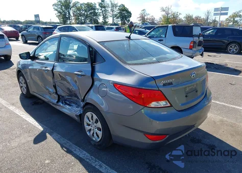 2016 Hyundai Accent Se z USA, uszkodzony, nr VIN KMHCT4AE2GU107135